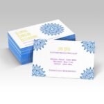 Painted Edge card sample