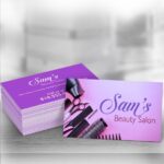 Silk card sample