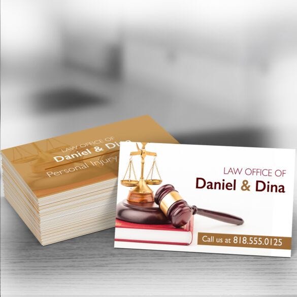 Suede business card example print